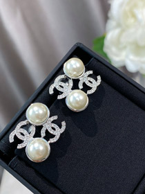 Chanel Double C Hollow Design Earrings-3826  