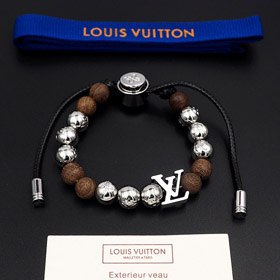 Louis Vuitton LV adjustable cord embellished with wooden inscription slide buckle beads-3847  