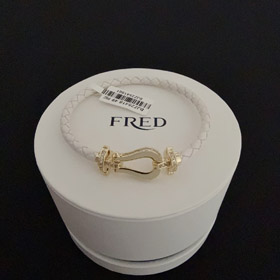 Feiden full diamond diamond horseshoe buckle bracelet-3876  