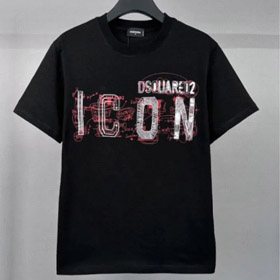 DSQUARED 2 Logo Graffiti Print Short Sleeve T-Shirt-2752  
