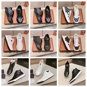 PRADA high-top fashion sneakers-2907